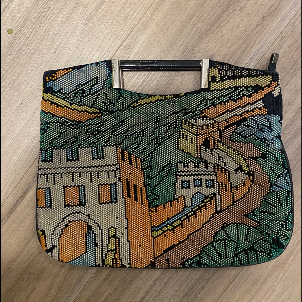 Vintage bag with beads